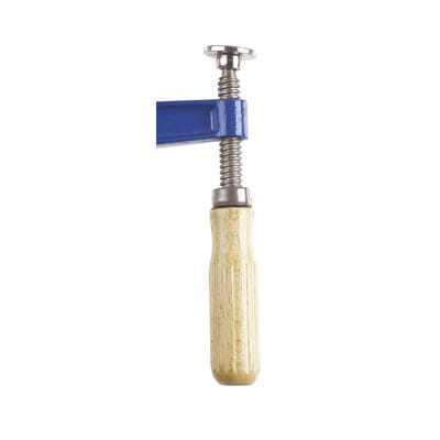 Schraubzwinge Modell EM, mit Holzgriff, Spannweite 30cm
