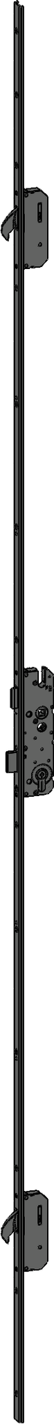 Mehrfachverriegelung hookLock M U2460, Typ M2,PZ92/8,D35,U24x6x2105,EV1,DH1.050