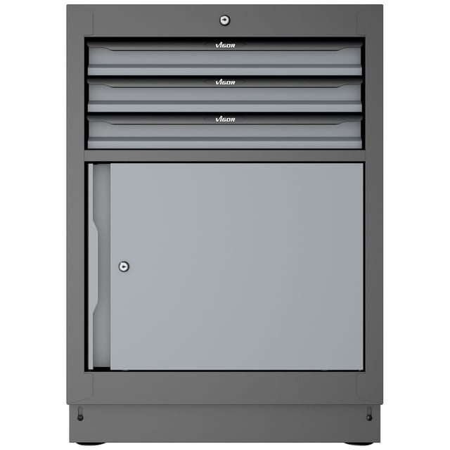 Schubladen-Unterschrank ∙ 3 Schubladen ∙ 676 mm ∙ V6000-030