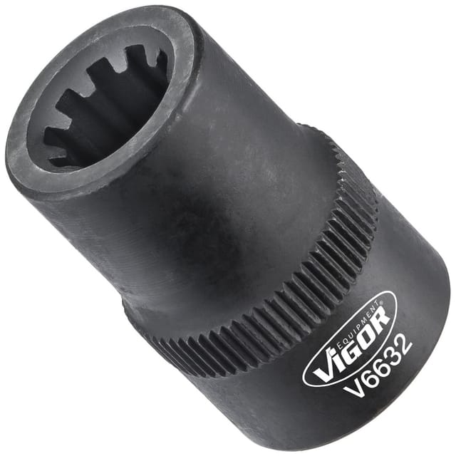 Steckschlüsseleinsatz ∙ V6632 ∙ Vierkant 10mm (3/8") ∙ Rillenprofil ∙ 9mm