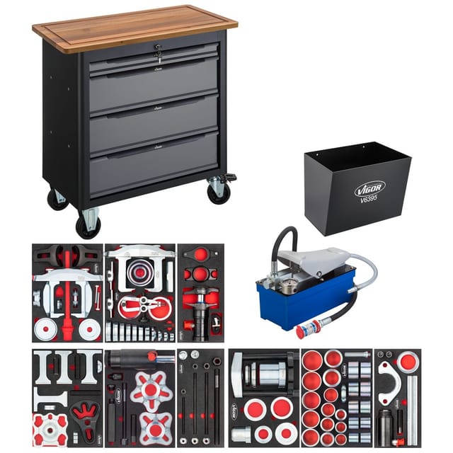 Mobile Werkbank Series XL mit Spezialwerkzeug Sortiment ∙ V7030-2