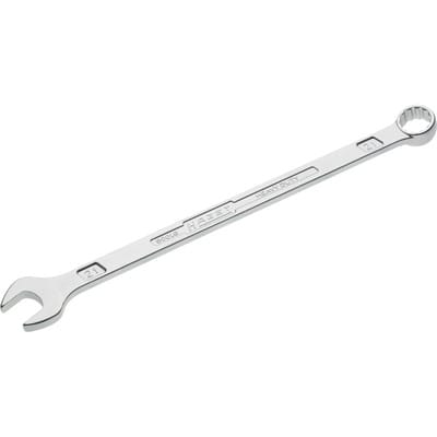 HAZET Ring-Maulschlüssel ∙ extra lang ∙ schlanke Bauform 600LG-21 ∙ Außen Doppel-Sechskant-Tractionsprofil ∙ 21 mm