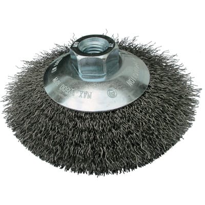 Rnudbürste BK 600 W, 125 mm, Gewinde M 14 0,3 Stahl