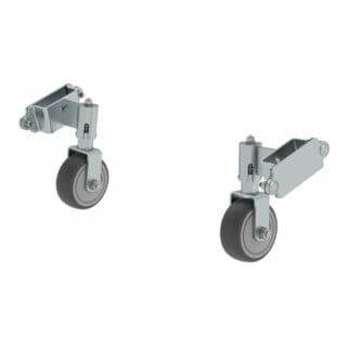 Rollen anschraubbar für Holm 58 mm