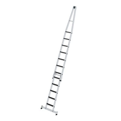 Stufen-Glasreinigerleiter-Satz mit nivello®-Traverse und clip-step R13 2-teilig