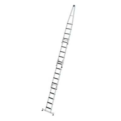 Stufen-Glasreinigerleiter-Satz mit nivello®-Traverse und clip-step R13 4-teilig