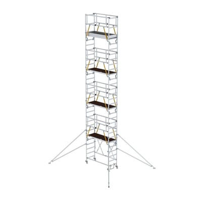 Klappgerüst SG 0,75 x 1,80 m mit Ausleger Plattformhöhe 7,96 m