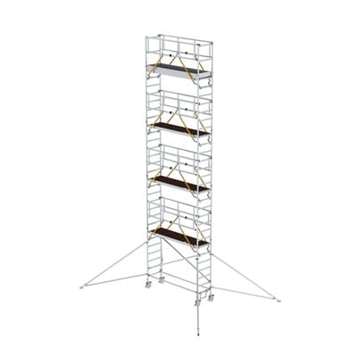 Rollgerüst SG 0,75 x 2,45 m mit Ausleger Plattformhöhe 8,39 m