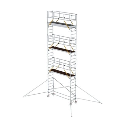 Rollgerüst SG 0,75 x 3,0 m mit Ausleger Plattformhöhe 7,55 m