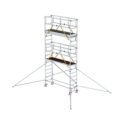 Rollgerüst SG 0,75 x 2,45 m mit Ausleger Plattformhöhe 4,47 m
