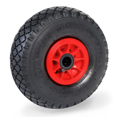 Luftrad ø260 x 85mm, Bohrung ø25mm, Nabenlänge 75mm versetzt