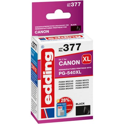 EDD-377 ersetzt Canon PG-540XL - schwarz - 23 ml