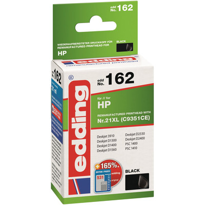 EDD-162 ersetzt HP 21XL (C9351CE) - schwarz - 21 ml