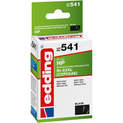 EDD-541 ersetzt HP 62XL (C2P05AE) - schwarz - 21 ml