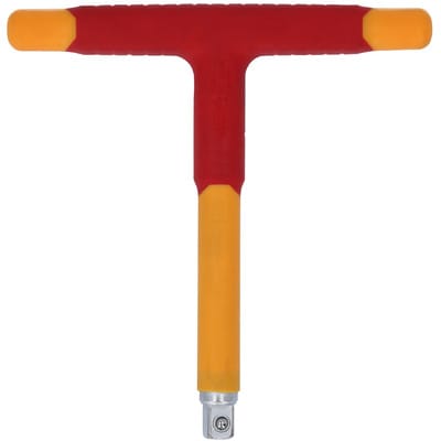 1/2" T-Griff-Aufsteckschlüssel mit Schutzisolierung, 200mm