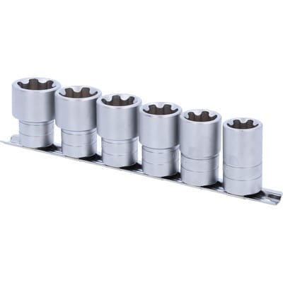 1/2" Torx-E-Plus Stecknuss-Satz, 6-tlg, EPL22-EPL32