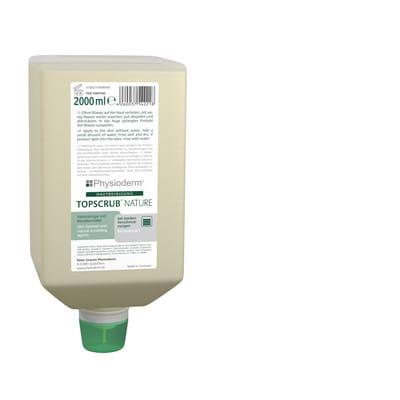 TOPSCRUB® NATURE Handreiniger parfümiert mit Bioreibemittel, 2L Varioflasche