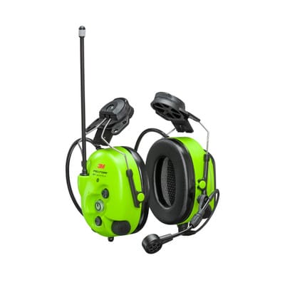 PELTOR™ WS™ LiteCom PRO III GB Headset, 32 dB, 446-MHz-PMR, analog/digital, Befestigung am Schutzhelm, MT73H7P3E4D10EU GB