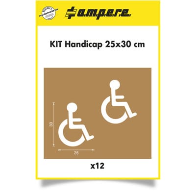 Schablonen KIT Handicap 25x30cm -12 Schablonen