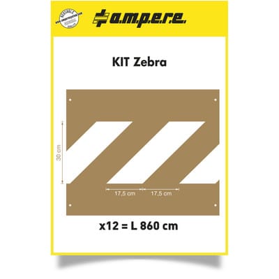 Schablonen KIT Zebra -12 Schablonen