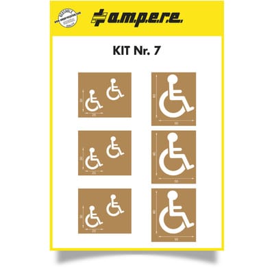 Schablonen KIT Nr. 7 -6 Schablonen