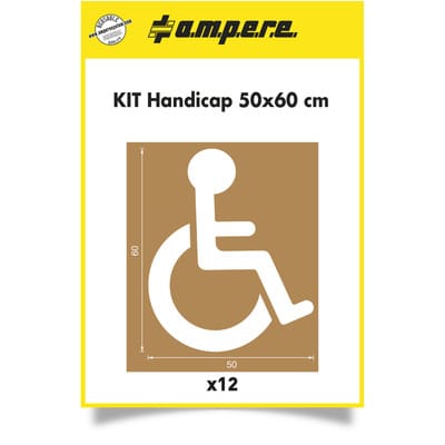 Schablonen KIT Handicap 50 x 60cm -12 Schablonen