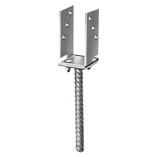 Pfostenträger seitenverstellbar Stahl verz. bis ca. 100 mm 70 x 60 -140 x 115mm