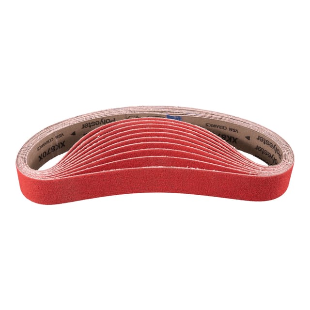 Keramikkorn Schleifband BA 40x760 mm CO-COOL80 für Edelstahl.Schliff mit Rohrbandschleifer