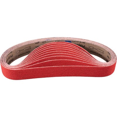 Keramikkorn Schleifband BA 40x820 mm CO-COOL60 für Edelstahl-Schliff mit Rohrbandschleifer