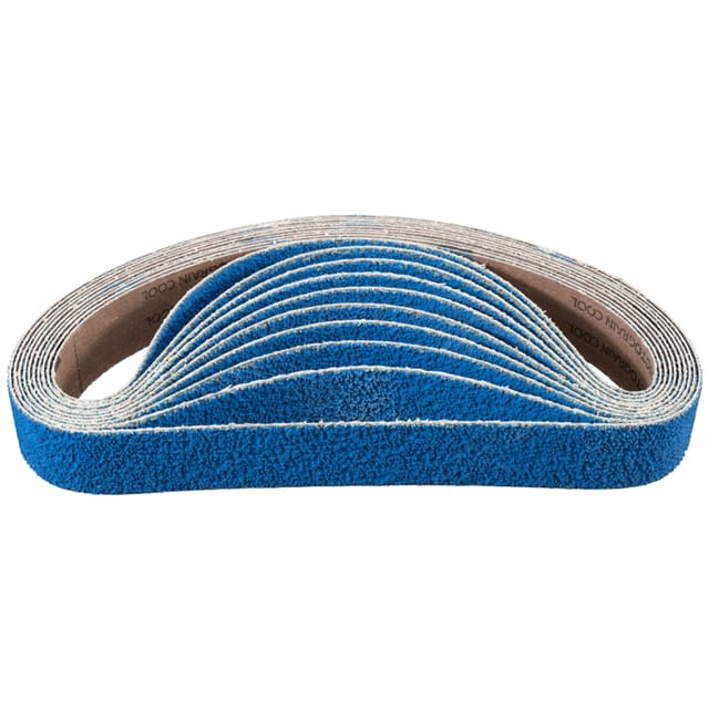 VICTOGRAIN Schleifband BA 40x820 mm VICTOGRAIN-COOL36 für extrem hohen Abtrag mit Rohrbandschleifer
