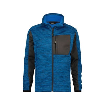 Convex Midlayer-Jacke, Größe 4XL, AZURBLAU/ANTHRAZITGRAU