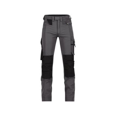 Impax Stretch-Arbeitshose mit Kniepolstertaschen, Größe 46, ANTHRAZIT/SCHWARZ