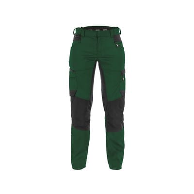 Helix Women Arbeitshose mit Stretch für Damen, Größe 44, FLASCHENGRÜN/SCHWARZ