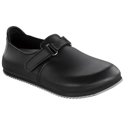 Clog Linz Superlauf, Naturleder, schwarz, schmal, Größe 37