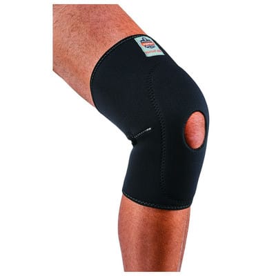 Neopren-Kniebandage Proflex 615, offenes Frontpolster, M, schwarz
