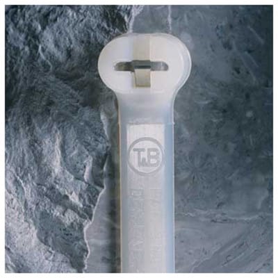 Kabelbinder, Stahlnasenverschluss, 3,6 x 368 mm, natur