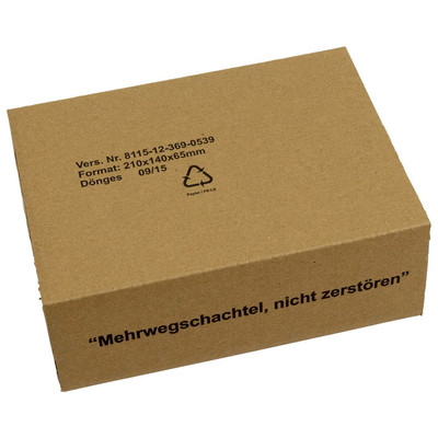 Mehrwegschachtel mit Noppenschaum, 150 x 110 x 70 mm, 30 mm