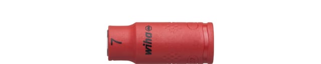 Steckschlüsseleinsatz 6-kant 1/4" 7mm VDE