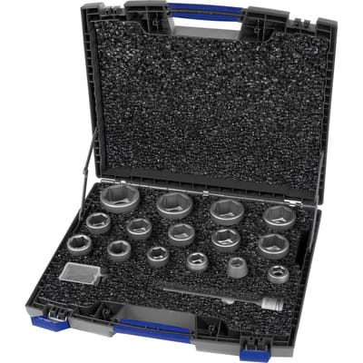 Kraft- Steckschlüssel-Satz 3/4" 20-teilig