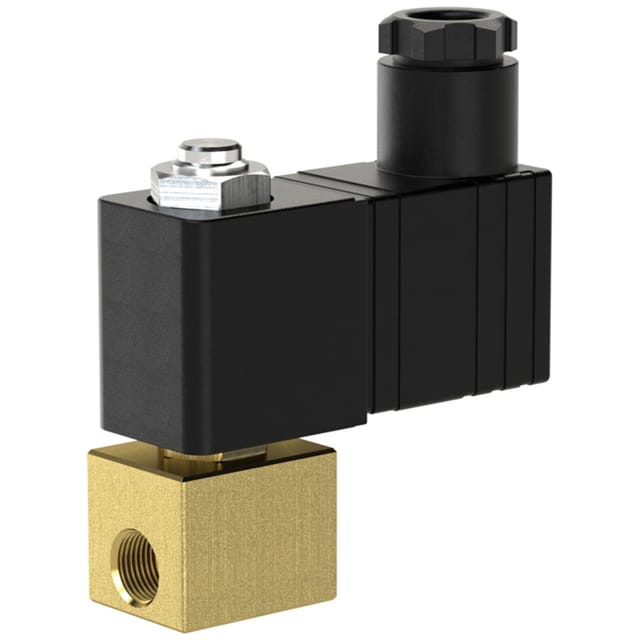 2/2 MV, NC, MS, G18, DN 2,0, PN 0-8, NBR, direktg. 24V DC