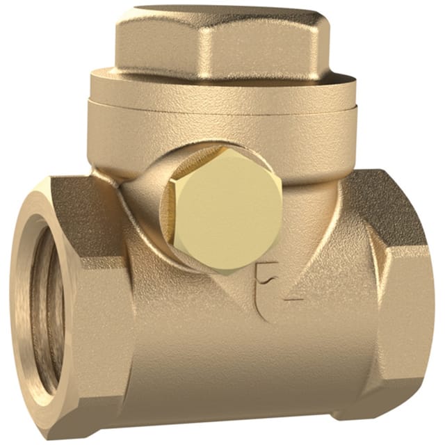 Rückschlagklappe, DN 32, Messing, G 1.1/4", PN max. 10 bar