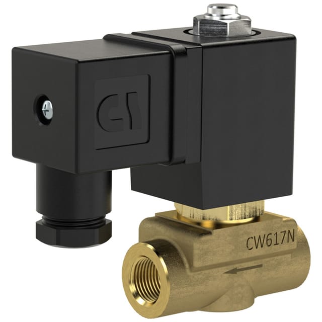 2/2 MV, NC, MS, G14, DN 4,0, PN 0-10, NBR, direktg. 230V AC