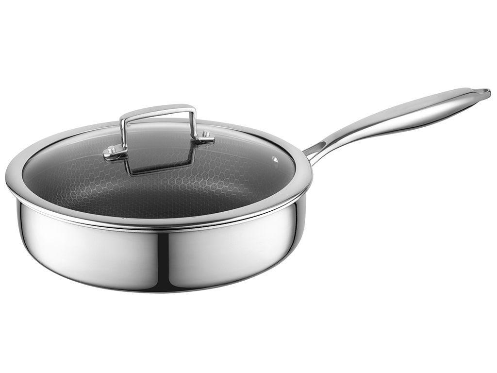 Aristo Plus Tiefe Edelstahl-bratpfanne 26 Cm 3,5 L