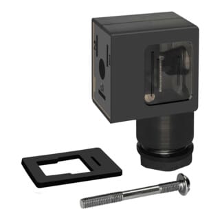 Gerätestecker mit LED, 24 V, für Wegeventile Serie 517