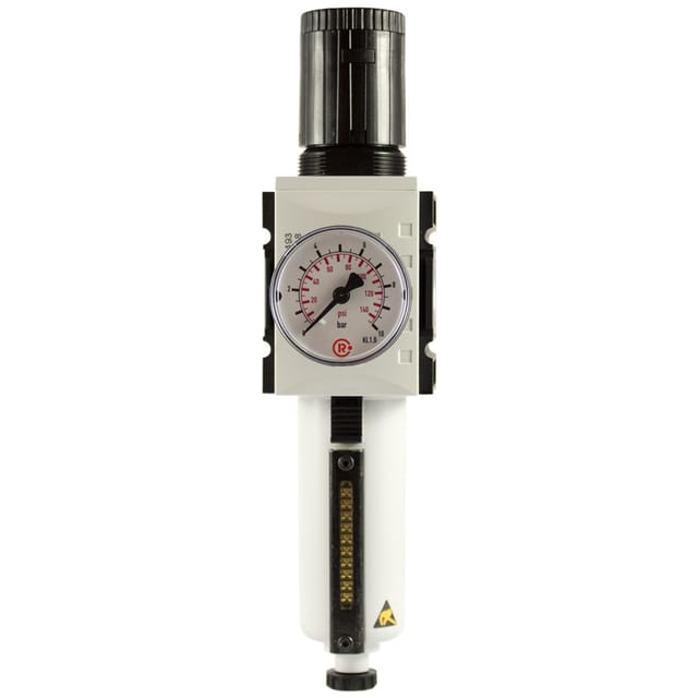 Filterregler »FUTURA«, Metallbehälter, SR, Mano, BG 1, G 3/8", 0,5-10 bar, HA