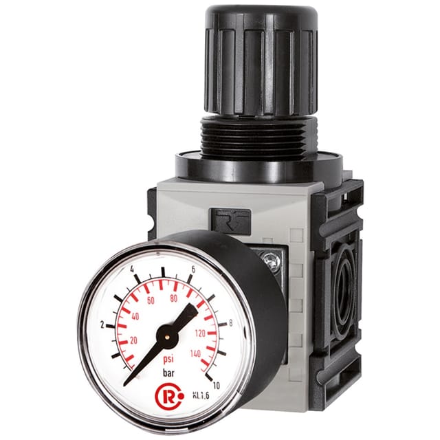 Druckregler, d. DV »FUTURA-mini«, Standardmanometer, G 1/4", 0,1-4 bar