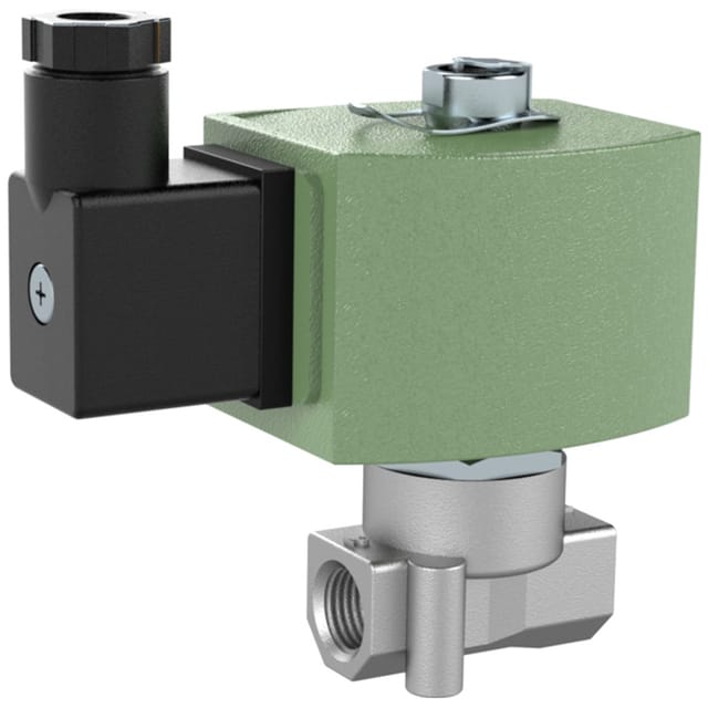 3/2-Wege-MV., ES, NC ,direktg., 24 V DC, NBR, G 1/4,PN 0 - 6 bar