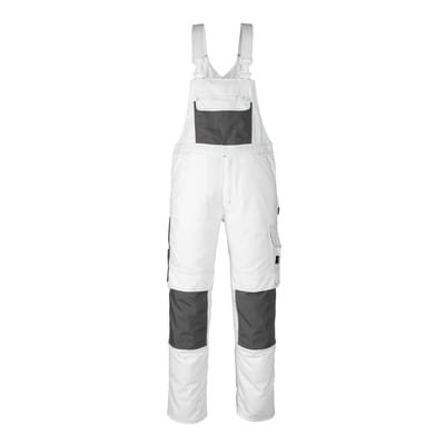 Orense Latzhose mit Knietaschen HARDWEAR, Weiß, Größe 76C46