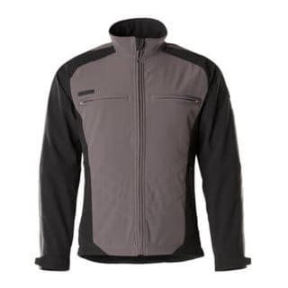 Dresden Soft Shell Jacke UNIQUE, Anthrazit/Schwarz, Größe 3XL