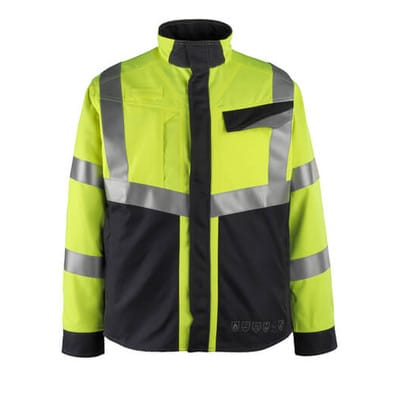 Biel Jacke MULTISAFE, hi-vis Gelb/Schwarzblau, Größe M